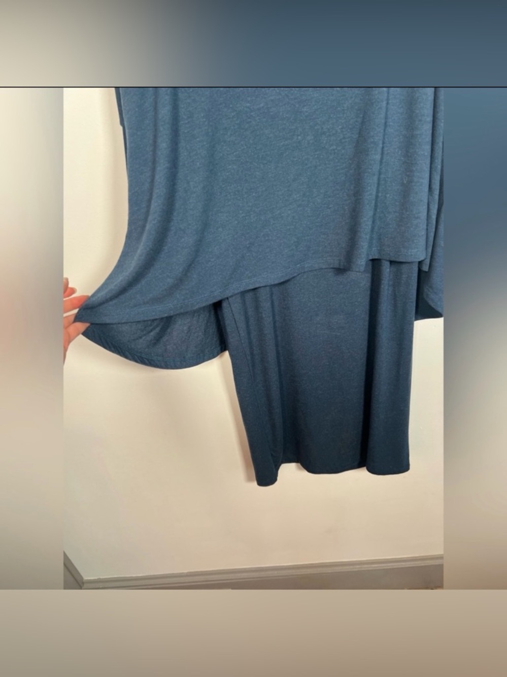 Soft Surroundings Perfect Layer Dress - Blue - Size M - Picture 4 of 6